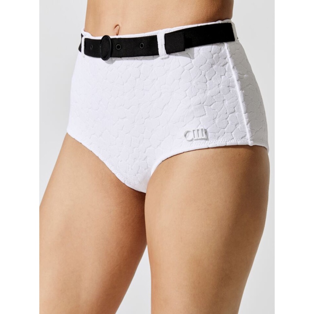 Solid & Striped The Violet Belt Bottom White